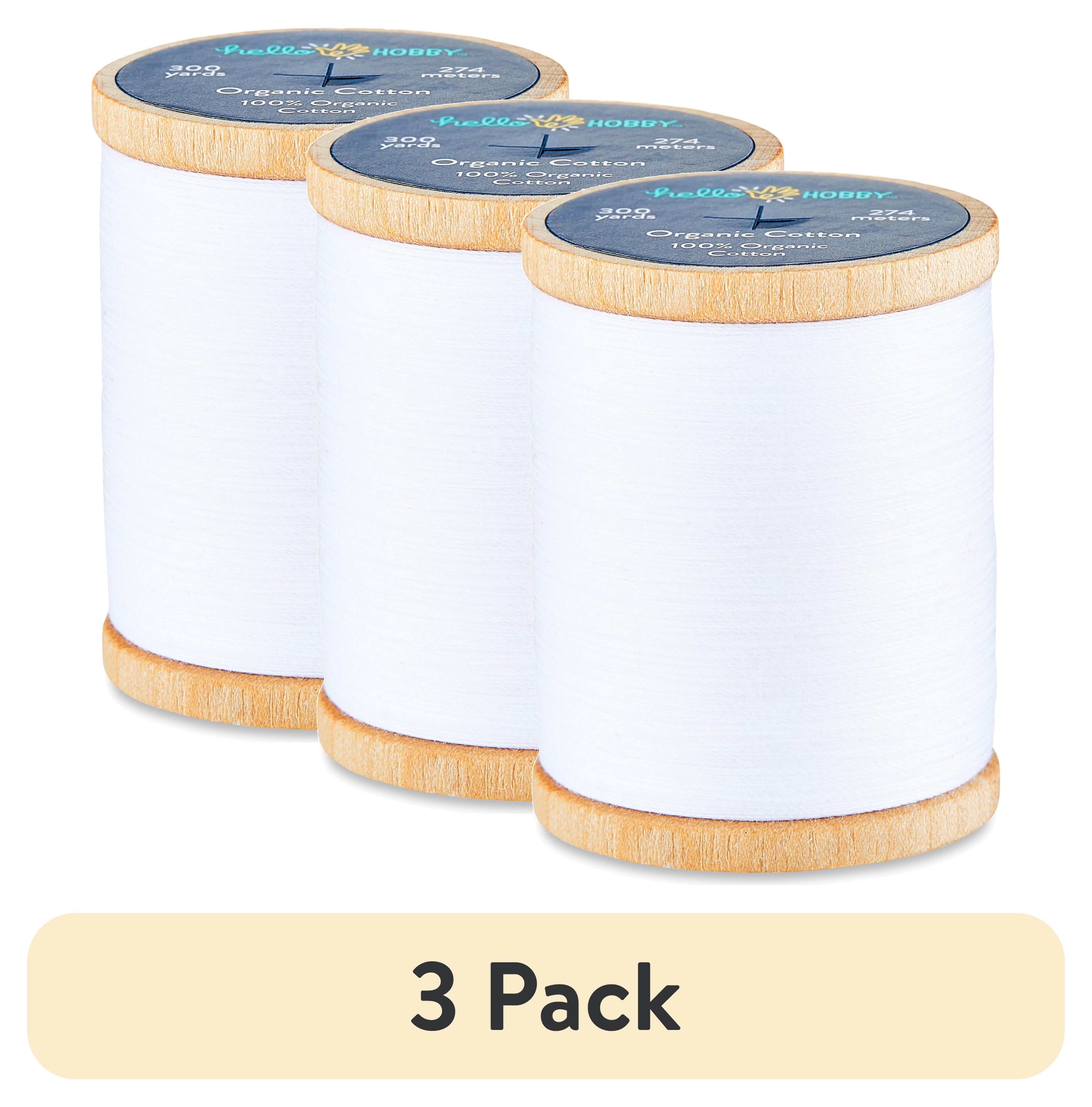 Hello Hobby Organic Cotton All Purpose Sewing Thread, 300