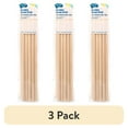 thumbnail image 1 of (3 pack) Hello Hobby Wood Dowels 3/8" x 12", Resealable Bag, 10-Pack, 1 of 5