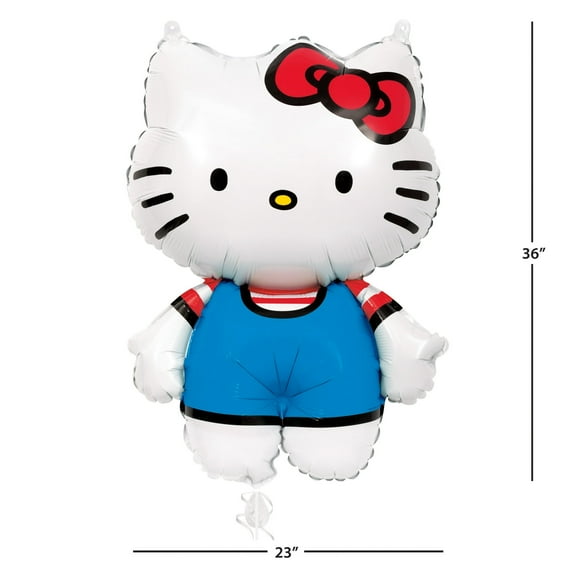 (3 pack) Hello Kitty & Friends Kitty-Shaped 25" Giant Foil Balloon