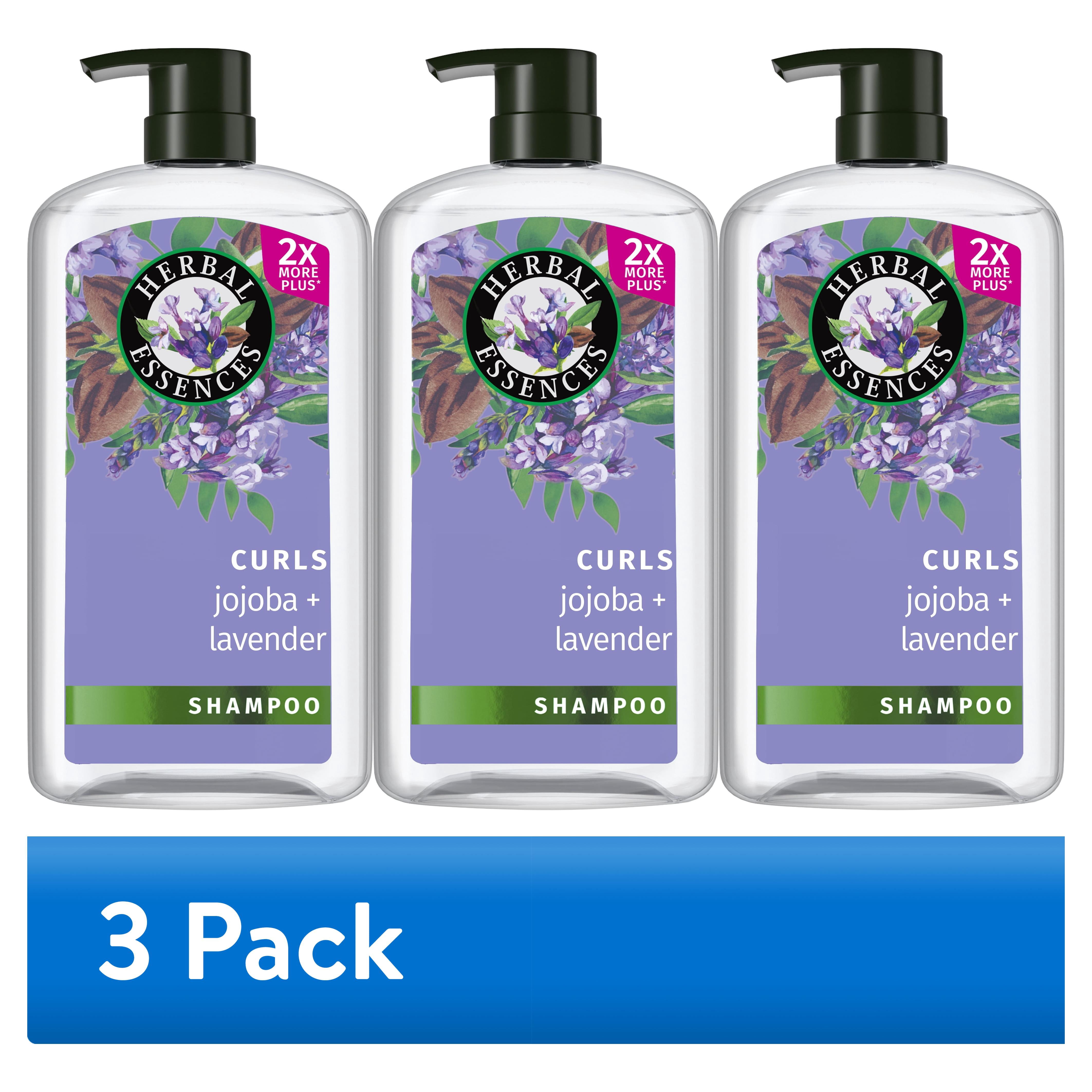 (3 pack) Herbal Essences Curls Shampoo with Jojoba Oil and Lavender 33.8 fl oz
