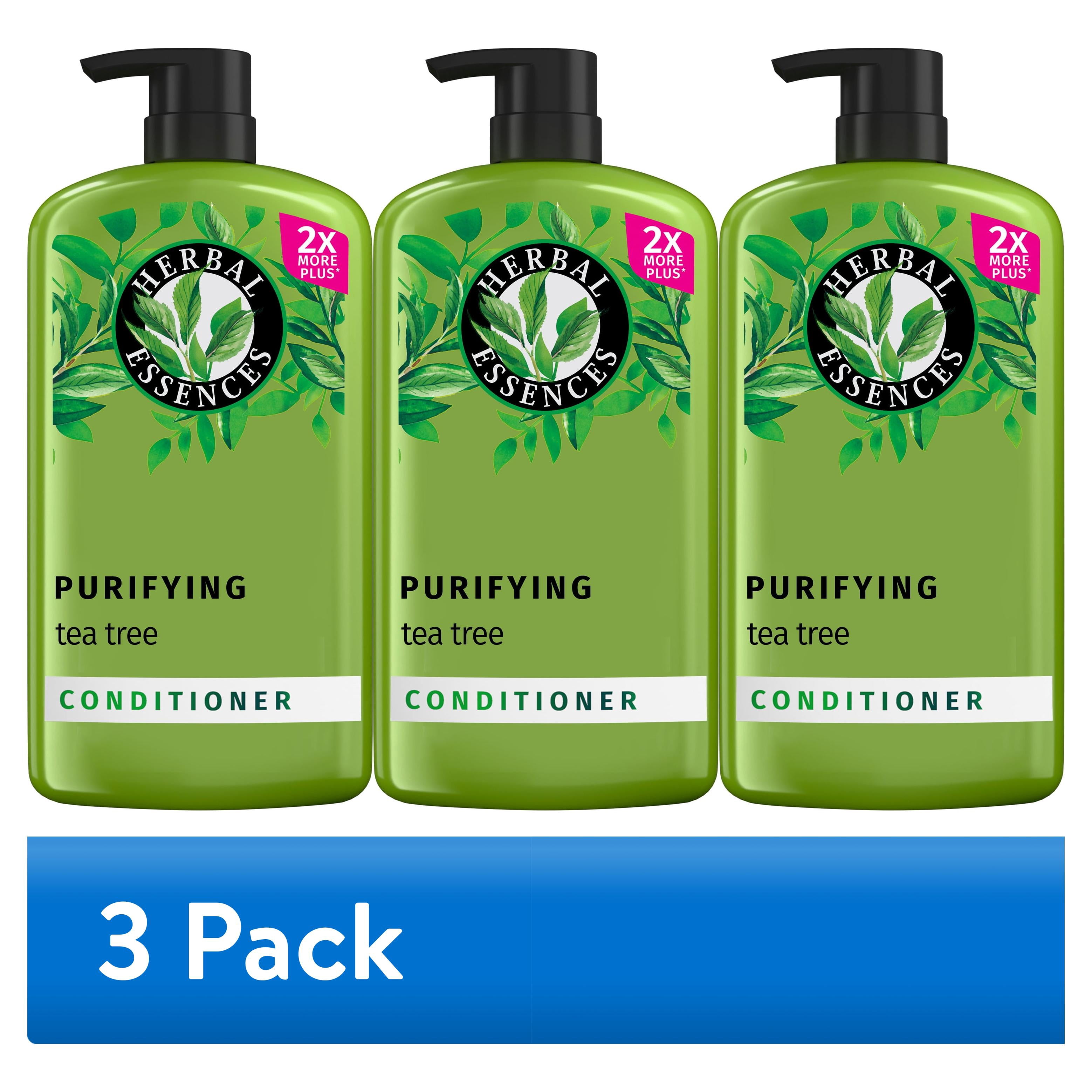 (3 pack) Herbal Essences Purifying Conditioner, Tea Tree, 33.8 fl oz