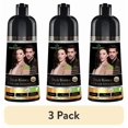 thumbnail image 1 of (3 pack) Herbishh Dark Brown Shampoo, Hair Dye Shampoo 3 in 1, 100% Grey Coverage, Demi-Permanent Hair Color for Men & Women, With Eyelash Enhancing Serum Combo, 1 of 6