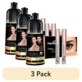 thumbnail image 1 of (3 pack) Herbishh Dark Brown Shampoo, Hair Dye Shampoo 3 in 1, 100% Grey Coverage, Demi-Permanent Hair Color for Men & Women, With Eyelash & Eyebrow Enhancing Serum Combo, 1 of 6