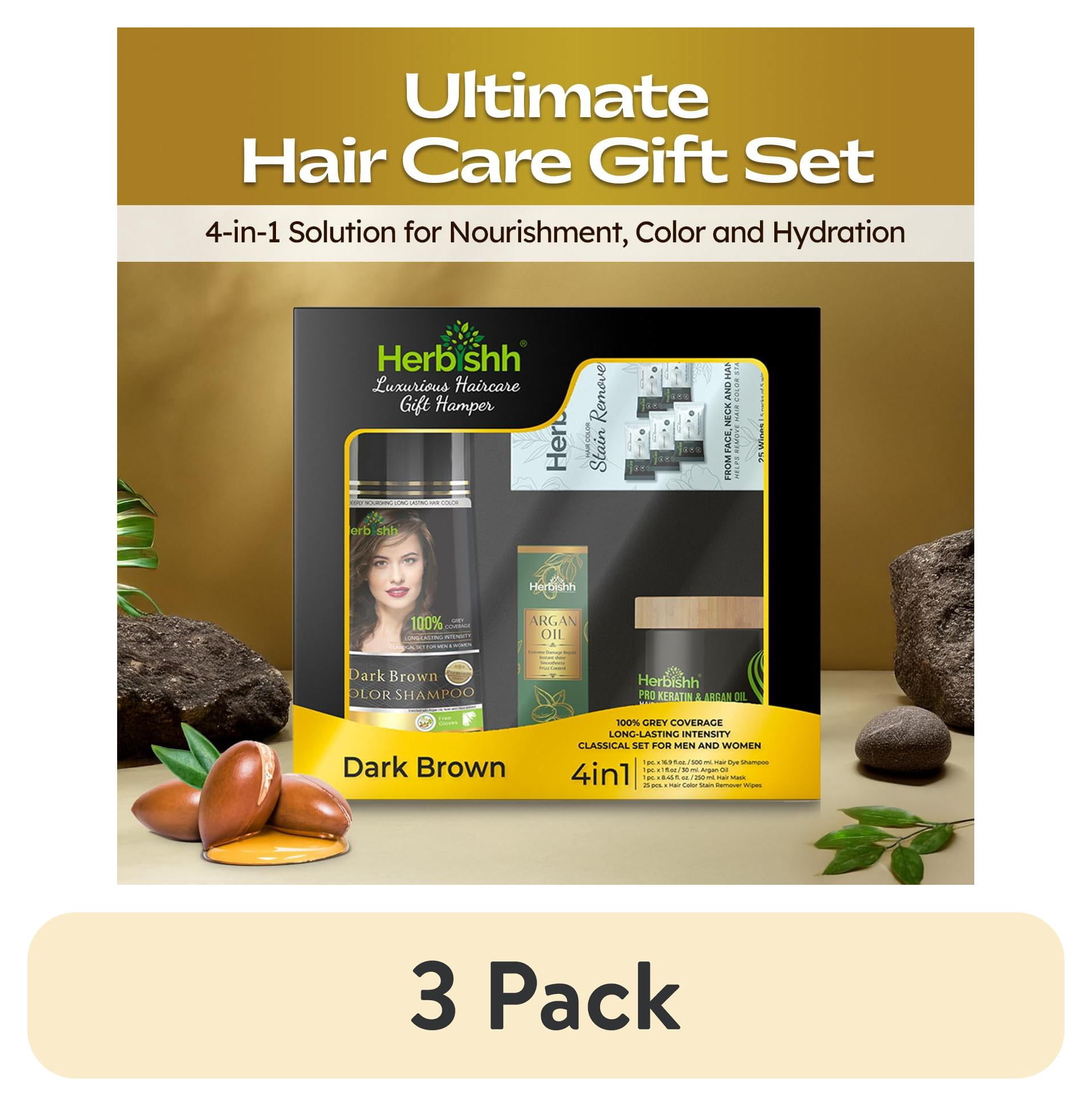 3 Pack Herbishh Hair Care Gift Set For Women Men Dark Brown Hair 3-pack-herbishh-hair-care-gift-set-for-women-men-dark-brown-hair