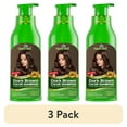 thumbnail image 1 of (3 pack) Herbishh Hair Color Shampoo Combo with Hair Dye 500ml, Pro Keratin Argan Oil 30ml & Argan Hair Mask 100gm - for Hair Straightening, Shine and Protection-Dark Brown, 1 of 9