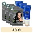 thumbnail image 1 of (3 pack) Herbishh Hair Dye Shampoo Black Color 3-in-1 Travel Pack (30ml x5) + Hair Color Skin Protector Barrier Cream, 1pc – Shampoo Hair Color with 100% Gray Coverage & Long Lasting Color, for Women & Men, 1 of 8