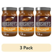 (3 pack) Hershey's Caramel Sauce Ice Cream Topping, Jar 14 oz