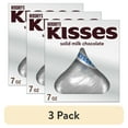 thumbnail image 1 of (3 pack) Hershey's Kisses Solid Milk Chocolate Candy, Gift Box 7 oz, 1 of 10