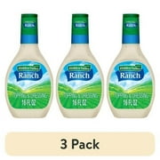(3 pack) Hidden Valley Original Ranch Salad Dressing, 16 fl oz Bottle