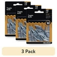 thumbnail image 1 of (3 pack) Hillman Toggle Bolts, 3/16" x 3", Steel, Multi-Material, 50 lbs, Zinc, Silver, 12 pack, 1 of 11