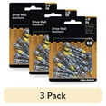 thumbnail image 1 of (3 pack) Hillman Drywall Anchor Screws, 1/8" x DS, Steel, Zinc, Corrosion Resistant, 60 lbs, Silver, 12 sets, 1 of 10
