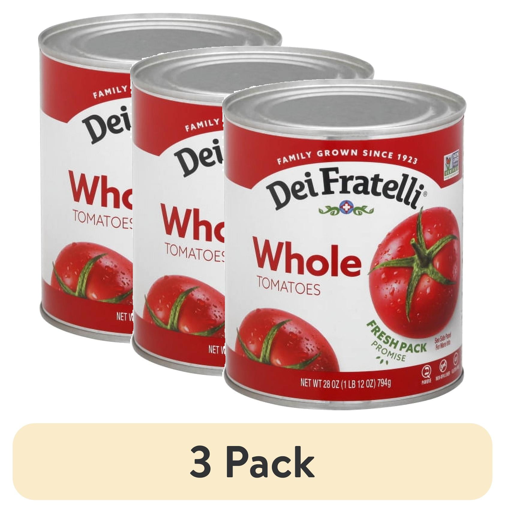 (3 pack) Hirzel Canning Dei Fratelli  Tomatoes, 28 oz