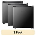 thumbnail image 1 of (3 pack) Hisense 1.6 Cu ft Single Door Mini Fridge, Black, Energy Star, 1 Year Warranty, WMS017M6XBE New, 1 of 24