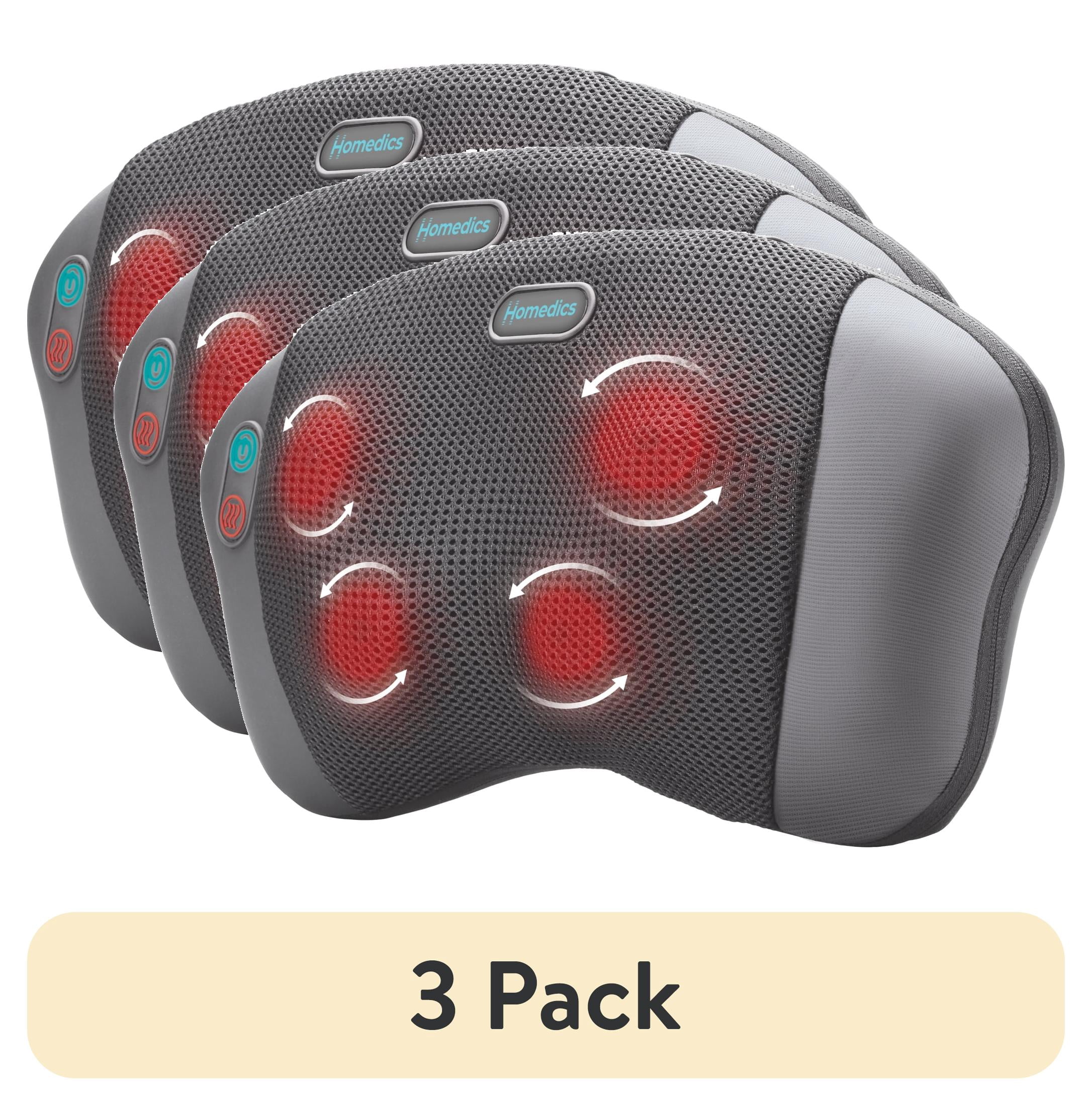 (3 pack) Homedics Shiatsu Body Massager with Heat, Back and Full Body