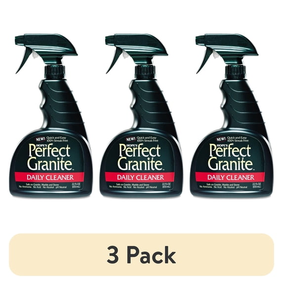 (3 pack) Hope's Perfect Granite Daily Cleaner 22oz Bottle 22GR6
