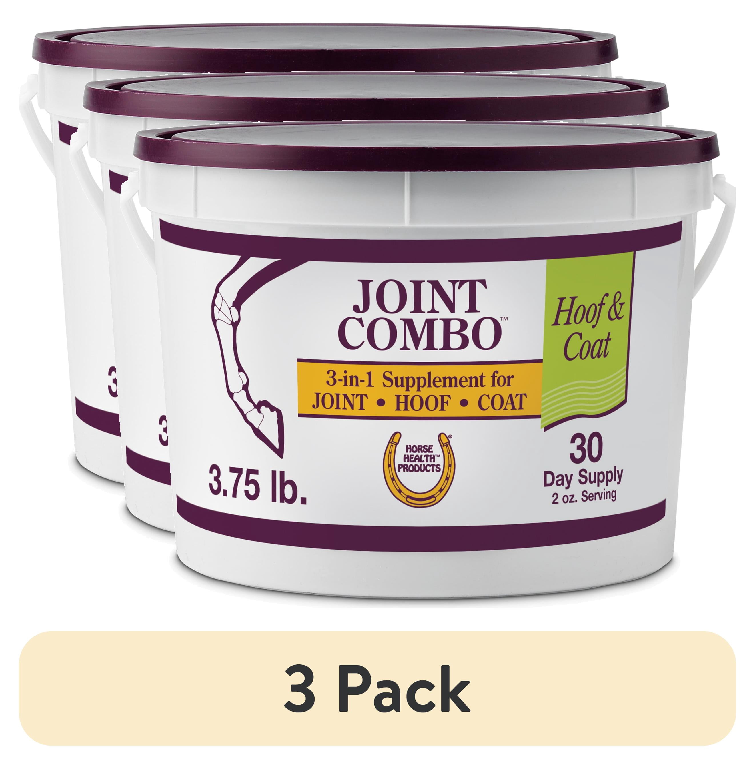 (3 pack) Horse Health Joint Combo Hoof & Coat 3.75 pounds 30 day supply