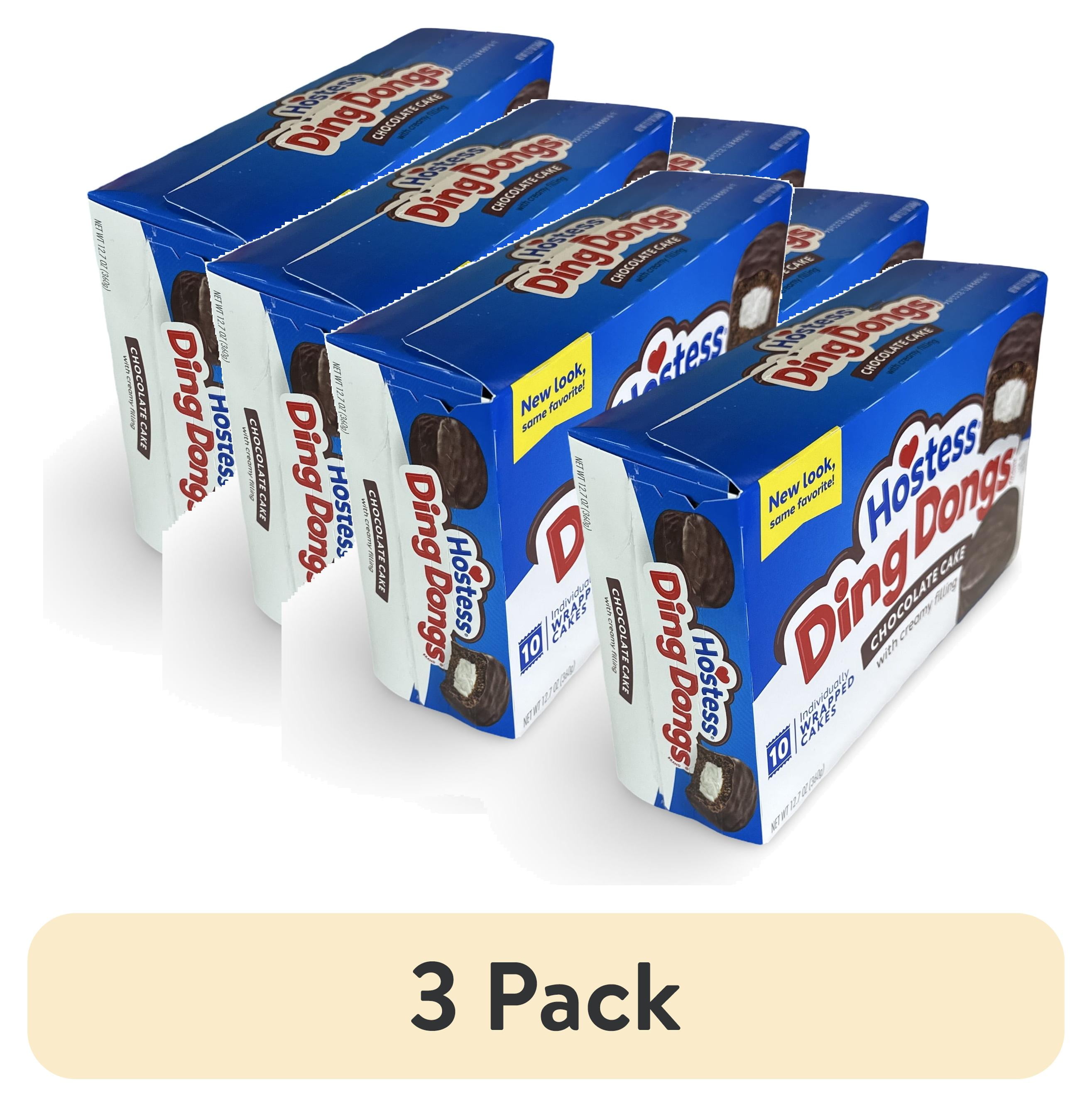 Ding Dongs 3-pack - Mini cakes for grocery retail - Walmart