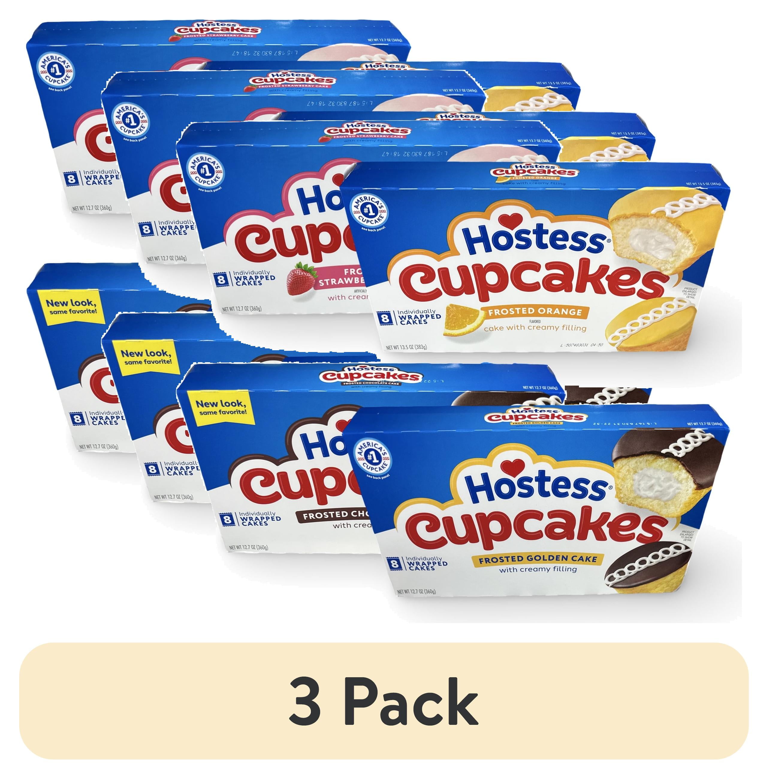 2 pack) Hostess Cupcake Lovers Snack Cake Variety Pack Includes