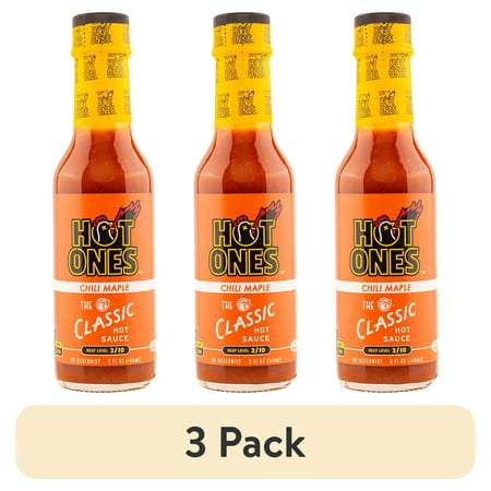 (3 pack) Hot Ones | The Classic Chili Maple Hot Sauce 5oz