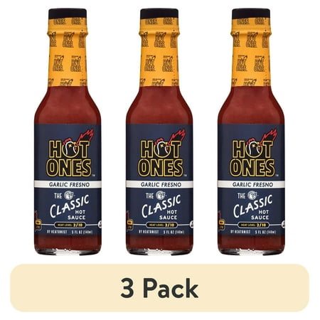 (3 pack) Hot Ones | The Classic Garlic Fresno Hot Sauce 5oz