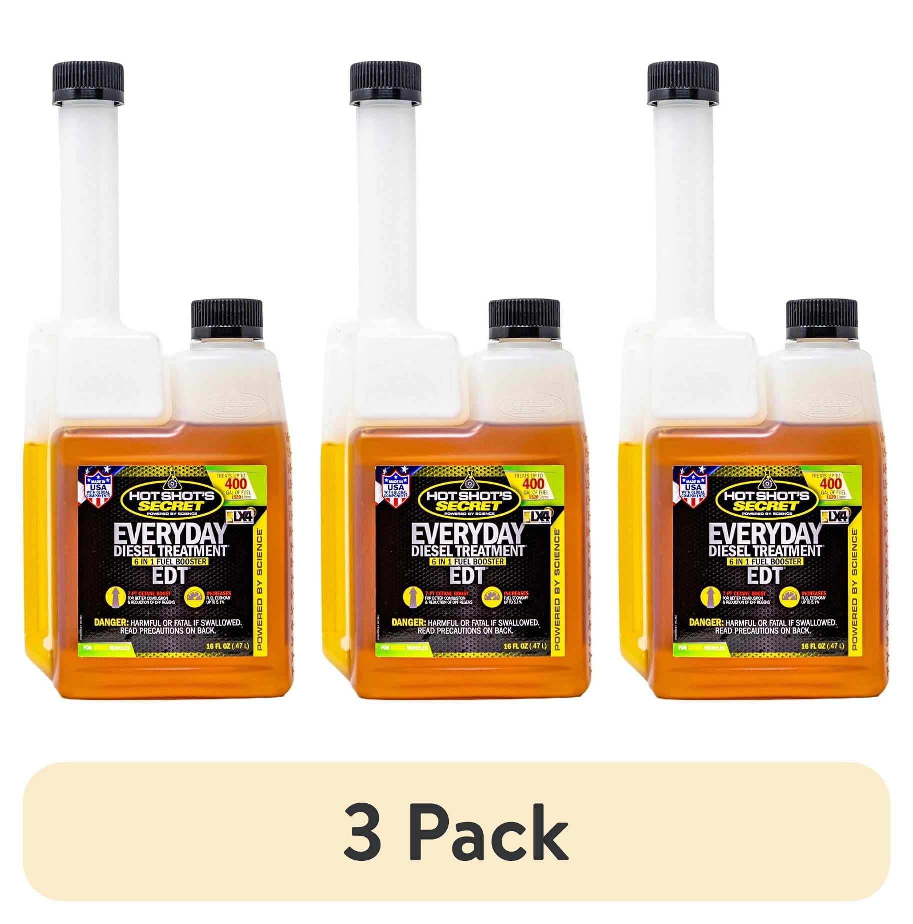 Free Shipping! Hot Shot's Secret 3 Pack Diesel Treatment 16 oz