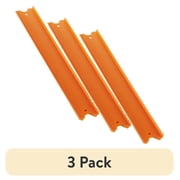 (3 pack) (3 pack) Hot Wheels Track Builder Unlimited Straight Track Pack, 4 Connectors & 4 Straight Pieces Playset