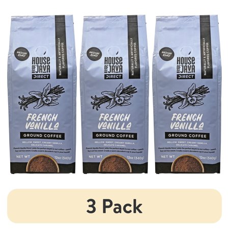 (3 pack) House of Java French Vanilla 12oz Ground