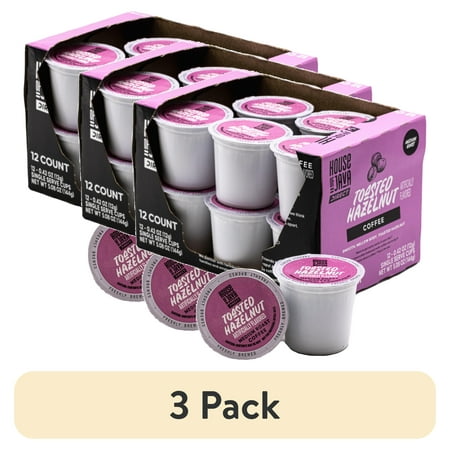 (3 pack) House of Java Hazelnut 12ct Pods