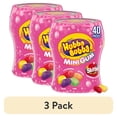 thumbnail image 1 of (3 pack) Hubba Bubba Minis Skittles Flavored Bubble Gum - 40 Ct Resealable Bottle, 1 of 9