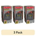 thumbnail image 1 of (3 pack) Husky 30 Gallon Large Trash Bags, 40 Bags, 1 of 9