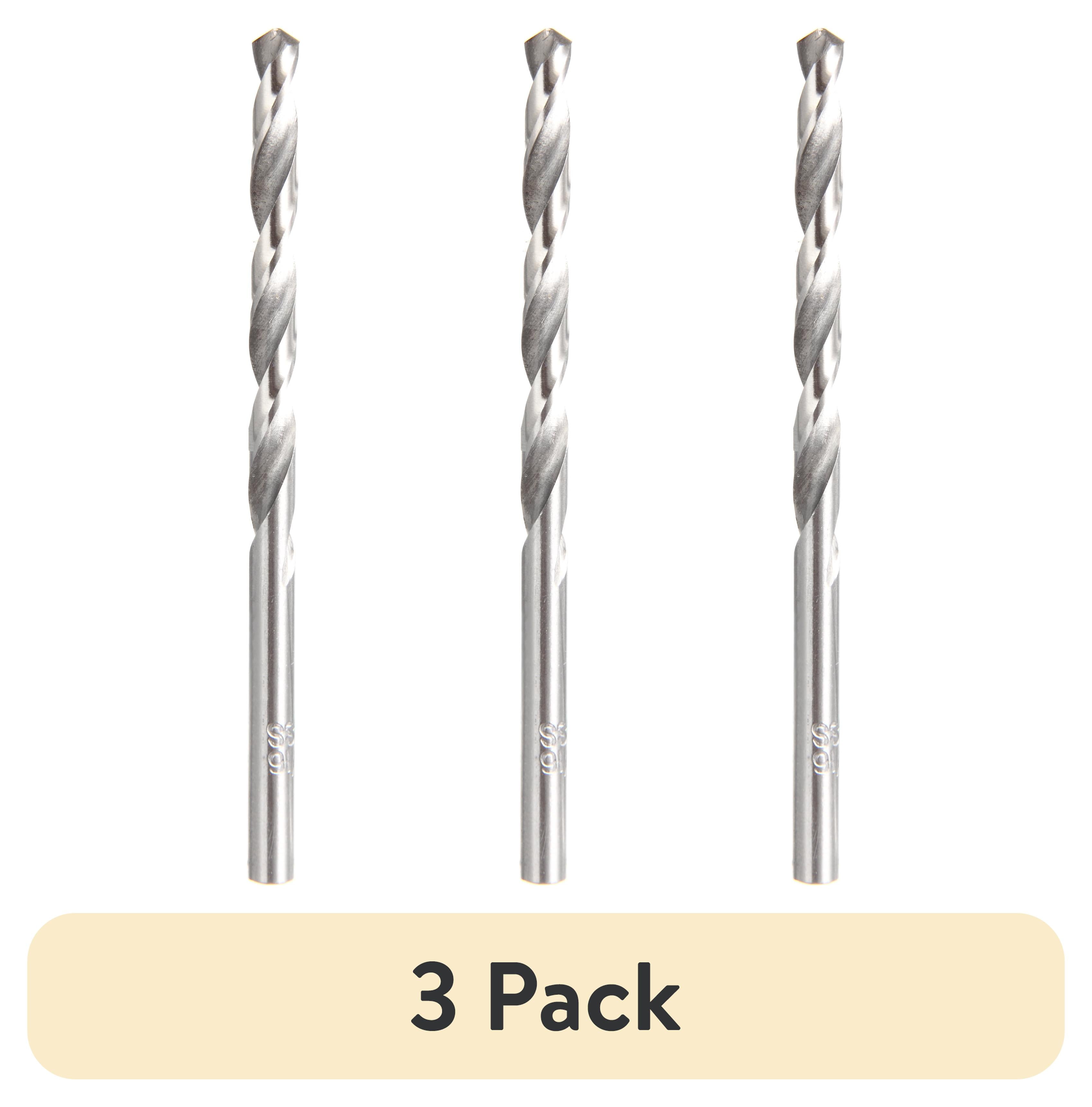 (3 pack) Hyper Tough 1 Piece 3/16 inch Hss Roll Forged Drill Bit, Hss ...