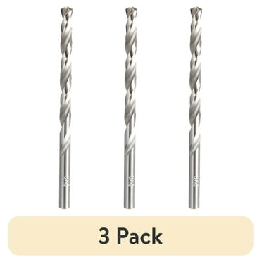 (3 pack) Hyper Tough 1 Piece 7/32 inch HSS, Roll Forged Drill Bit