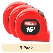 (3 pack) Hyper Tough 16 Foot Tape Measure