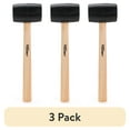 thumbnail image 1 of (3 pack) Hyper Tough 16 Ounce Rubber Mallet with Wood Handle TH70020A, 1 of 10