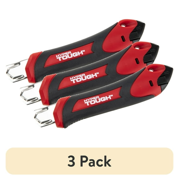 (3 pack) Hyper Tough 18 mm Snap-off Utility Knife TU44078B