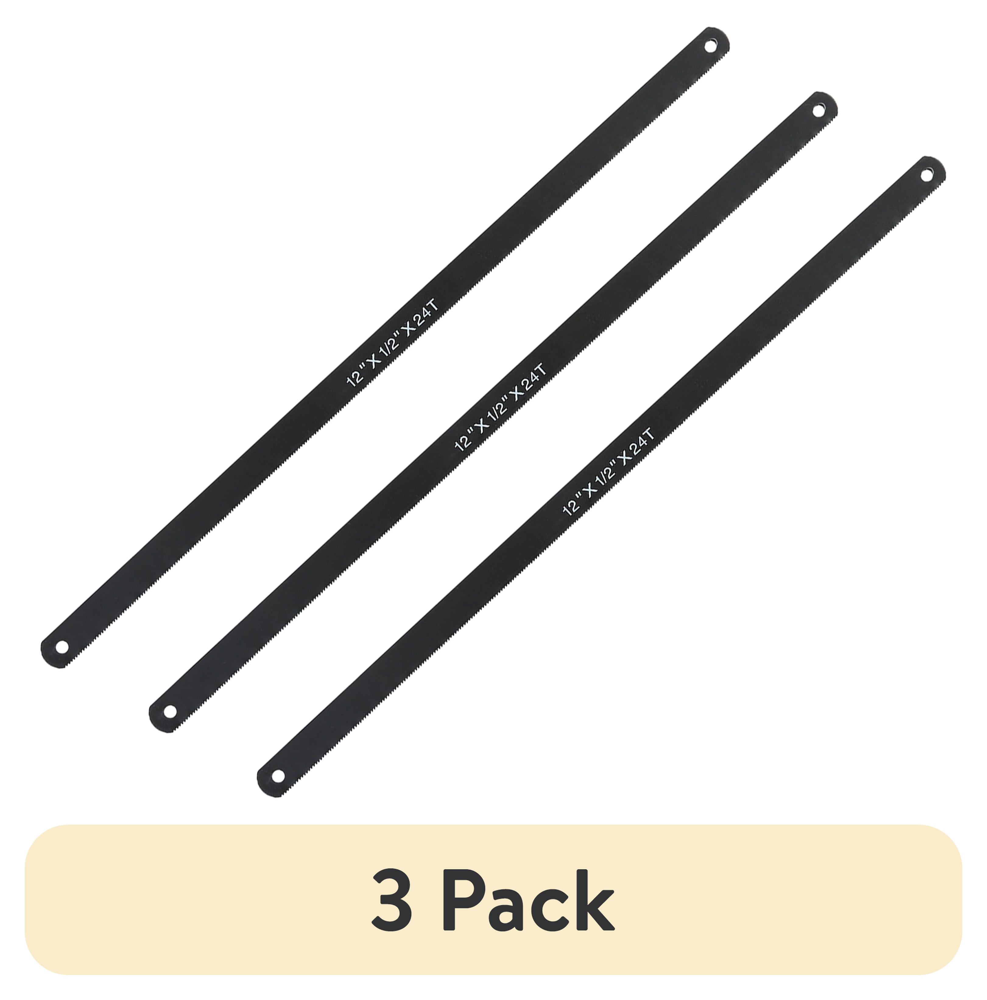 (3 pack) Hyper Tough 2-Pack Carbon Steel Hacksaw Blades