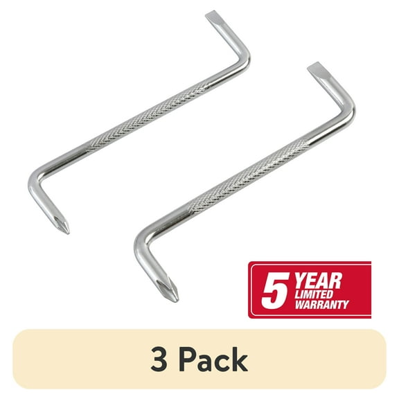 (3 pack) Hyper Tough 2-Piece Offset Screwdrivers with Phillips and Slotted, 5009