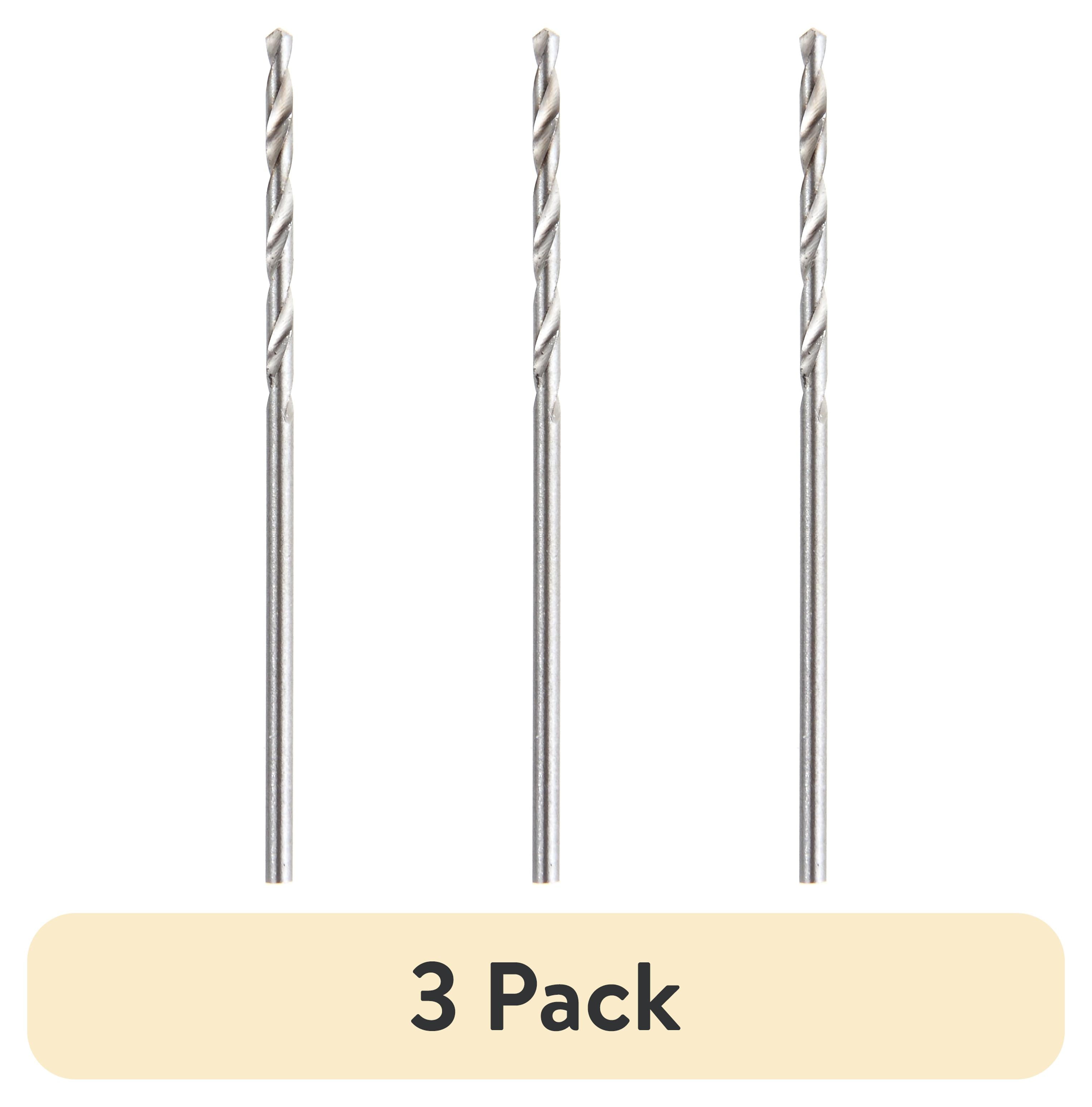 (3 pack) Hyper Tough 3 Piece 1/16 inch Hss Roll Forged Drill Bits, Hss Material, AU00040K