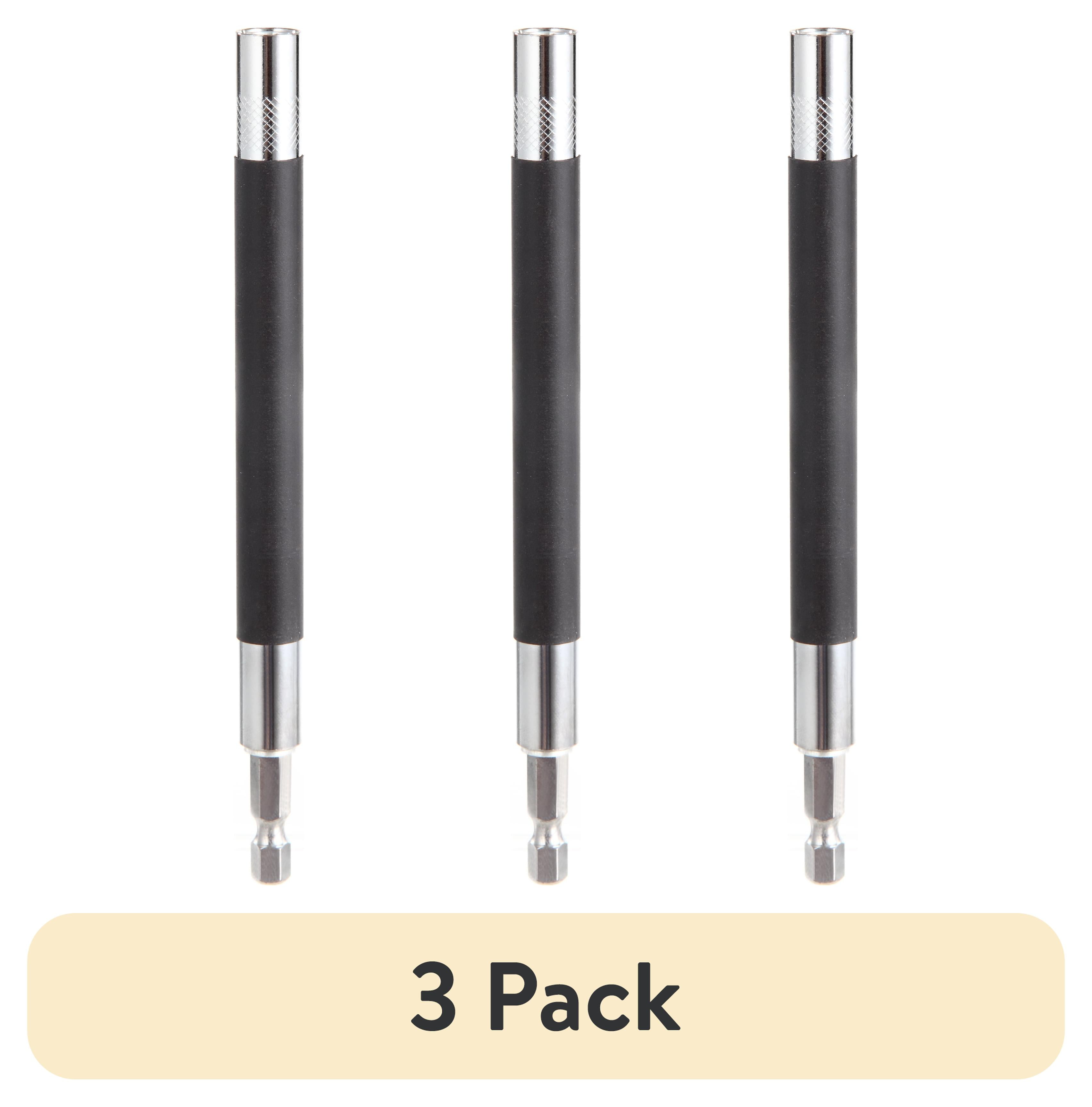 3 pack) Hyper Tough 6 inch Magnetic Screw Driver Bit Holder with