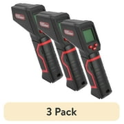 (3 pack) Hyper Tough Infrared Plastic Thermometer, Batteries Included, from -58 ° F to 968° F, 1 Each
