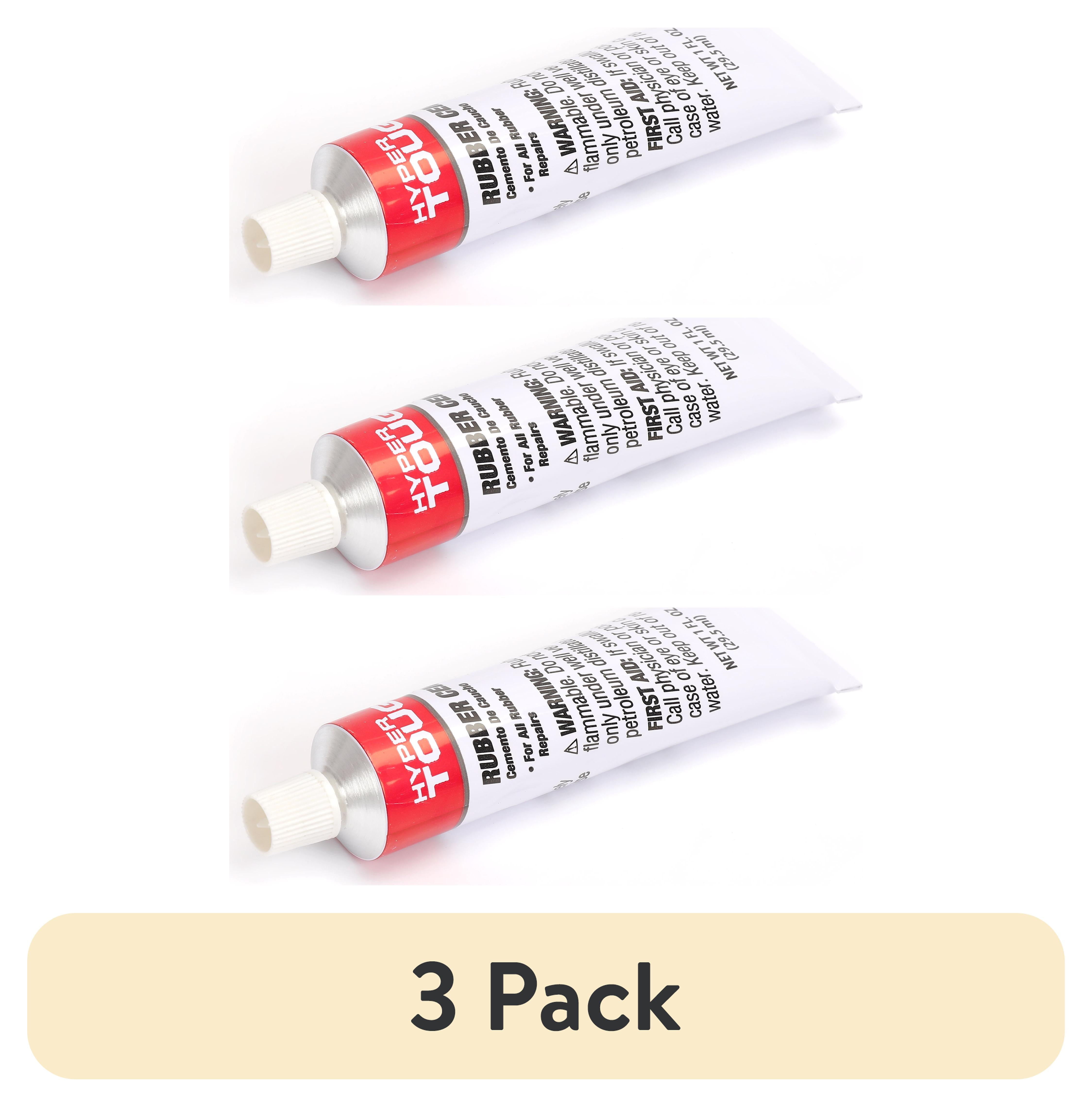 (3 pack) Hyper Tough Rubber Cement, 1 Ounce, for Tire Repair, Model ST121705S