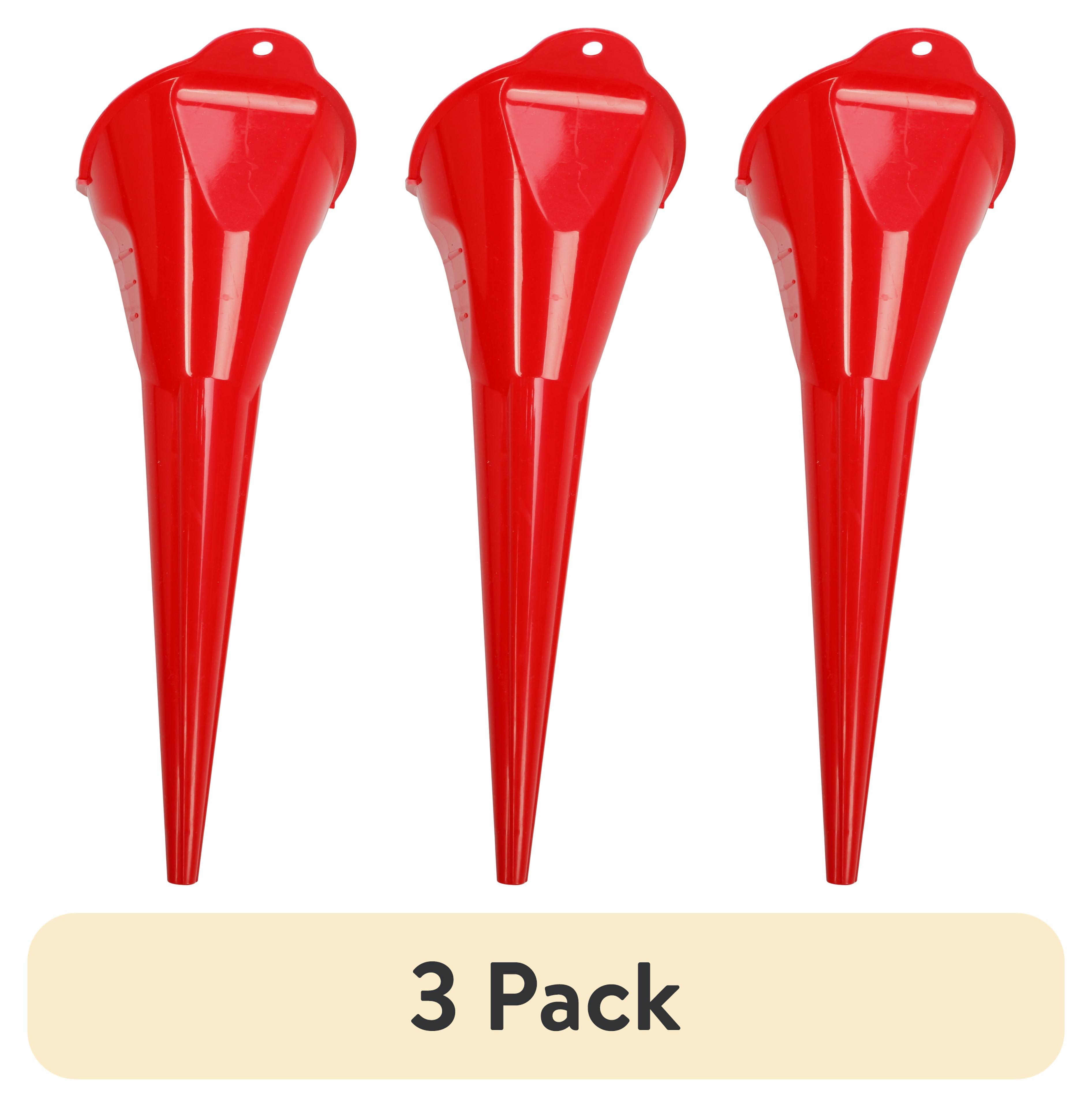(3 pack) Hyper Tough Super Quick Multi-Use Plastic Funnel, HTSQF-2020