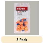 (3 pack) Hyper Tough Twist Fit for Easy Insertion Hi Vis, Orange and Blue