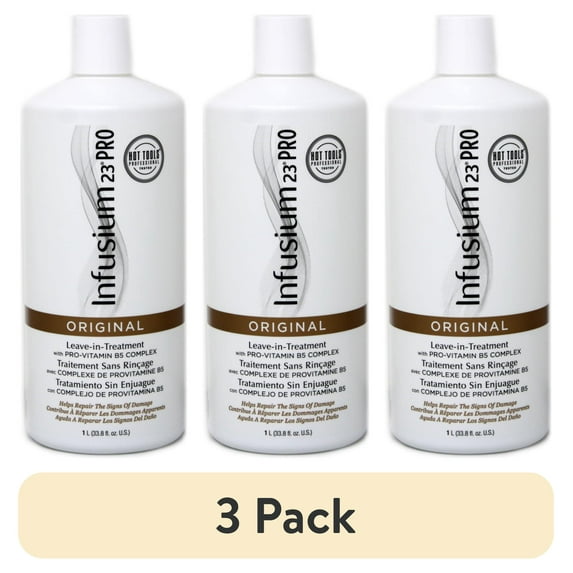 (3 pack) Infusium 23 Pro Original Leave-In Treatment with Pro-Vitamin B5 Complex, Helps Repair Damage, 33.8 fl oz
