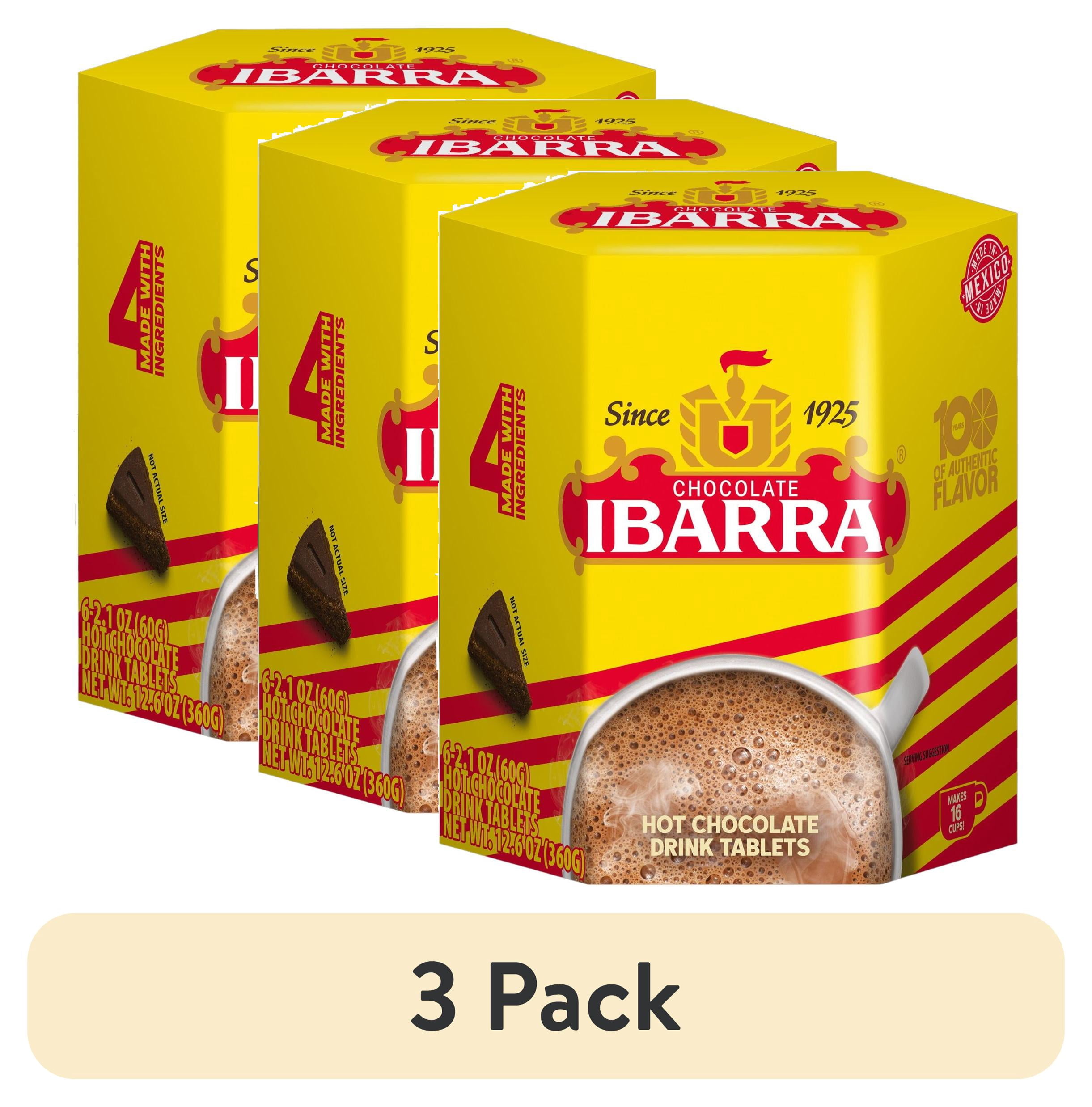 (3 pack) Ibarra Hot Chocolate Mix, Mexican Chocolate, 12.6 oz, 1 Count