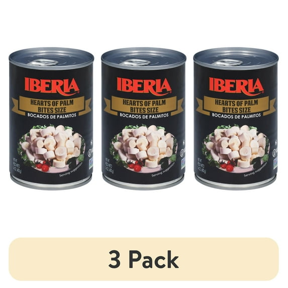(3 pack) Iberia Hearts of Palm Bites Size 14 oz