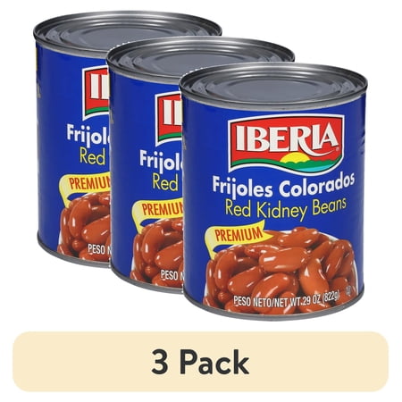 (3 pack) Iberia Premium Red Kidney Beans 29 oz