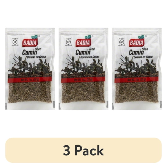 (3 pack) Iberia Whole Cumin Seeds, 1 oz