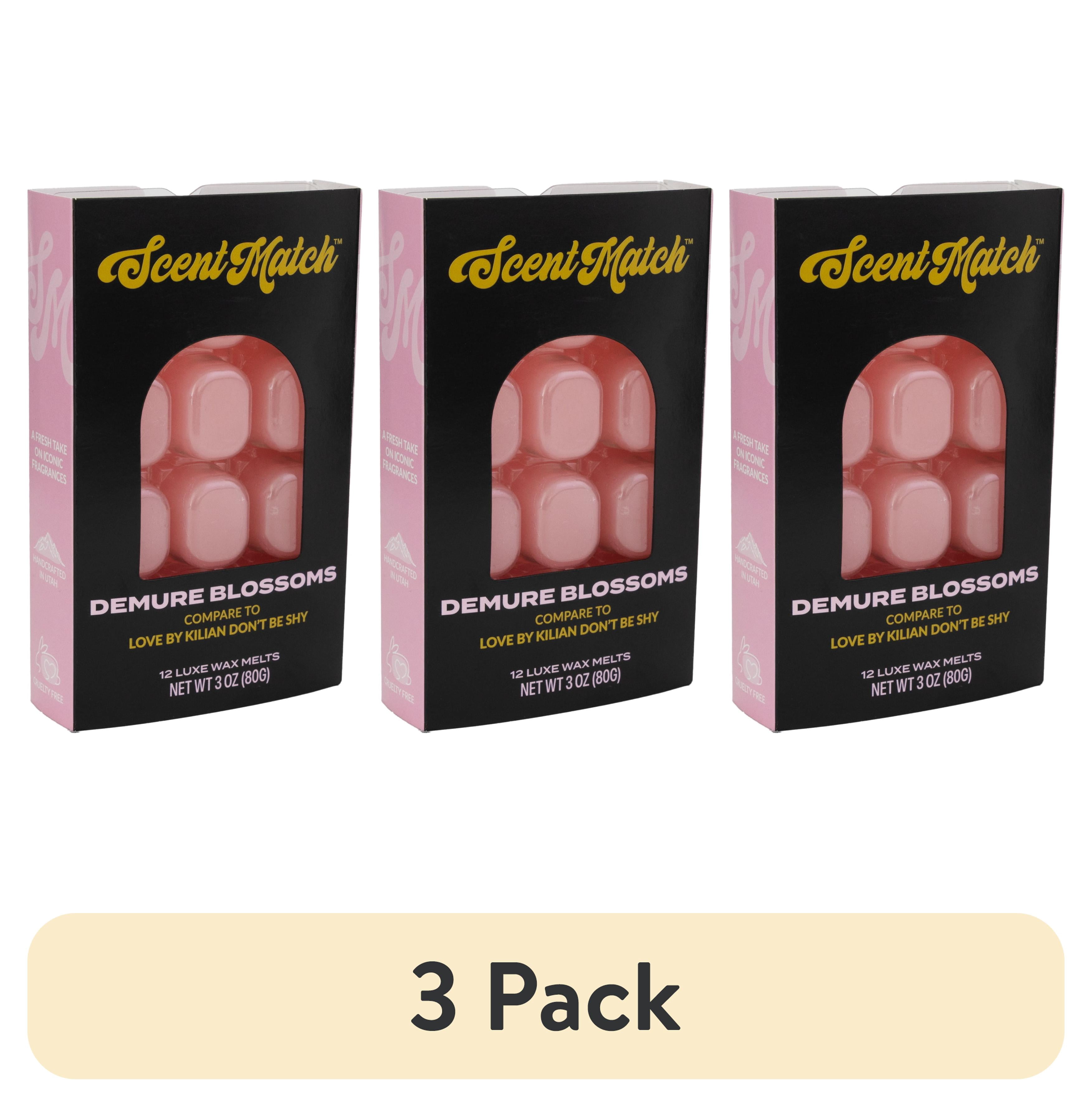 (3 pack) IllumiScents ScentMatch, 3 oz Wax Melts, Demure Blossoms (Compare to: Killian Love, Don’t be Shy)