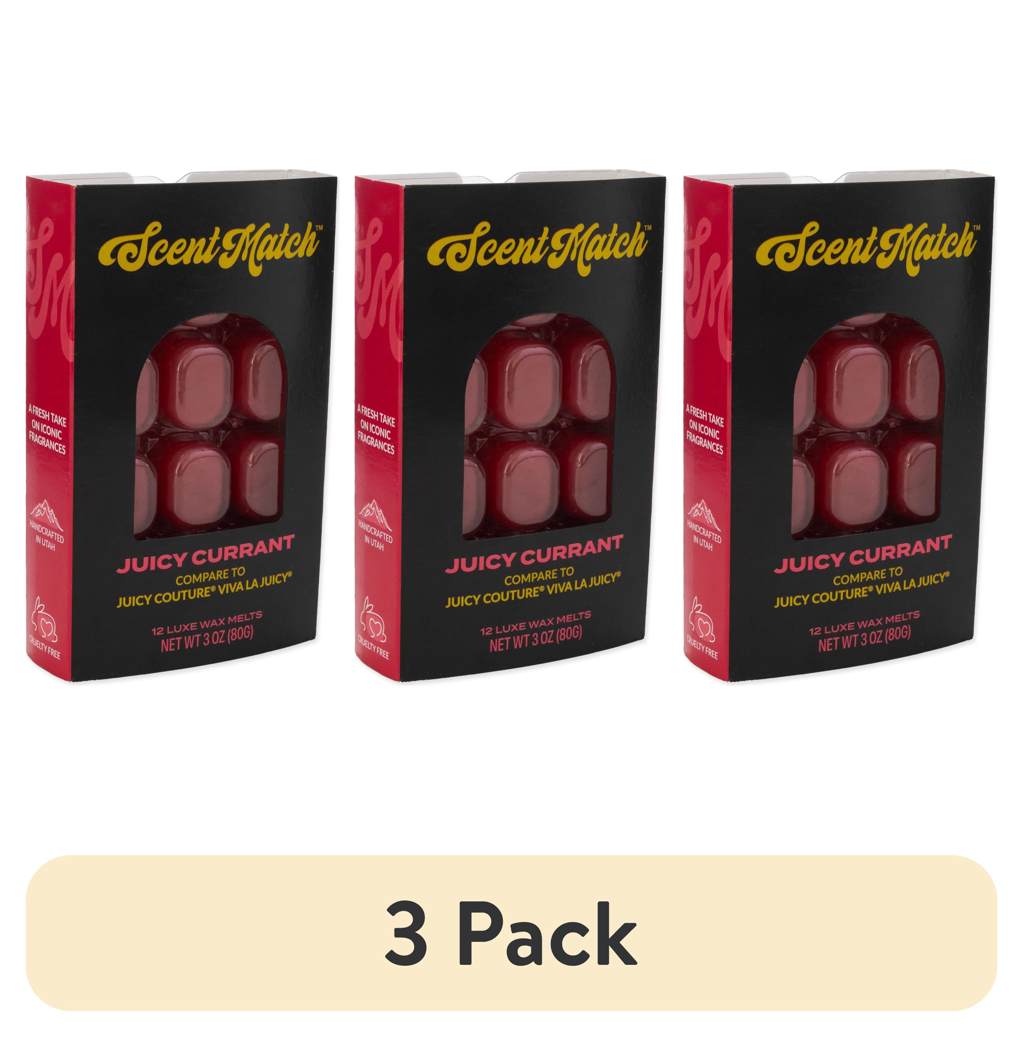 (3 pack) IllumiScents ScentMatch, 3 oz Wax Melts, Juicy Currant (Compare to: Viva La Juicy)